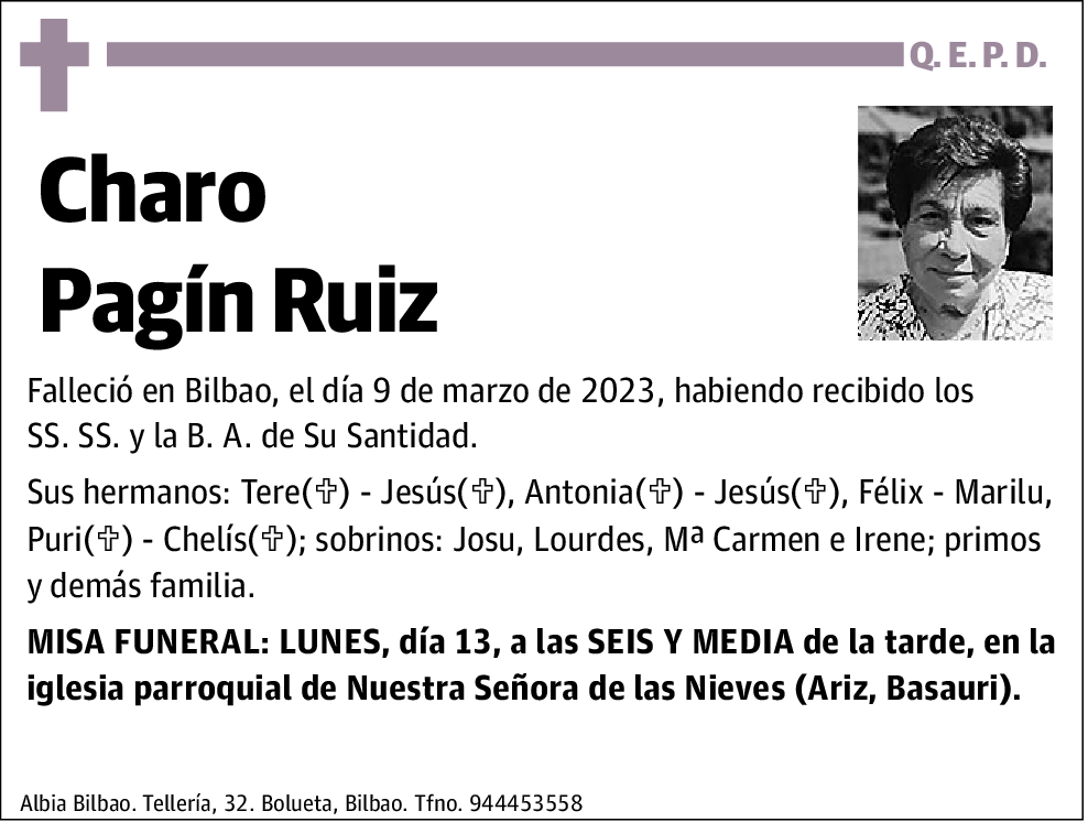 Maria Rosario Pagin Ruiz