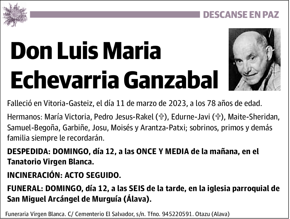 Luis María Echevarria Ganzabal