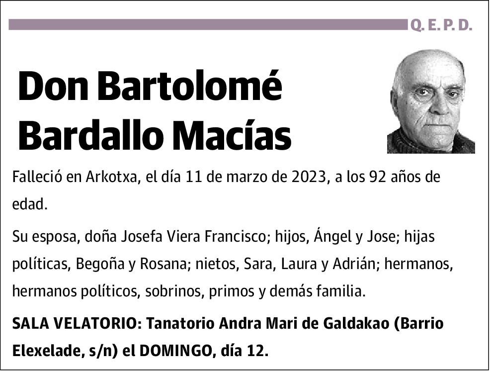 Bartolomé Bardallo Macías