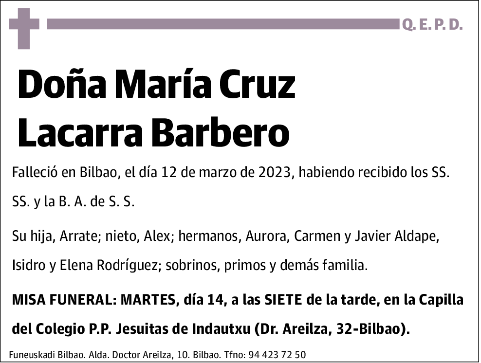 María Cruz Lacarra Barbero