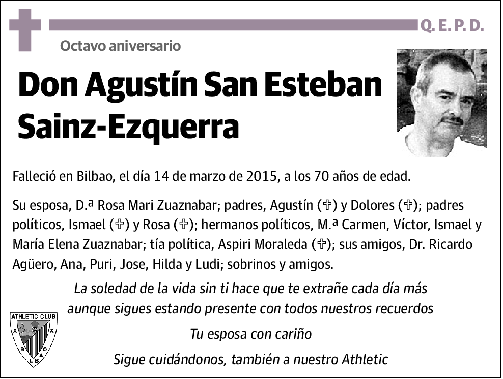 Agustín San Esteban Sainz-Ezquerra