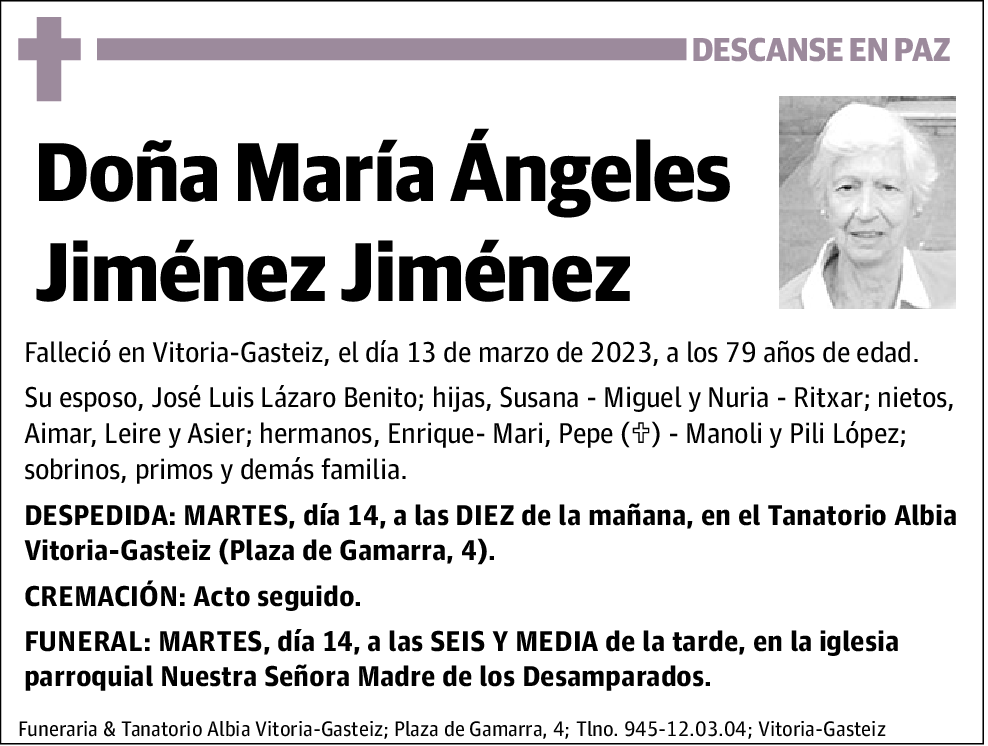 María Ángeles Jiménez Jiménez