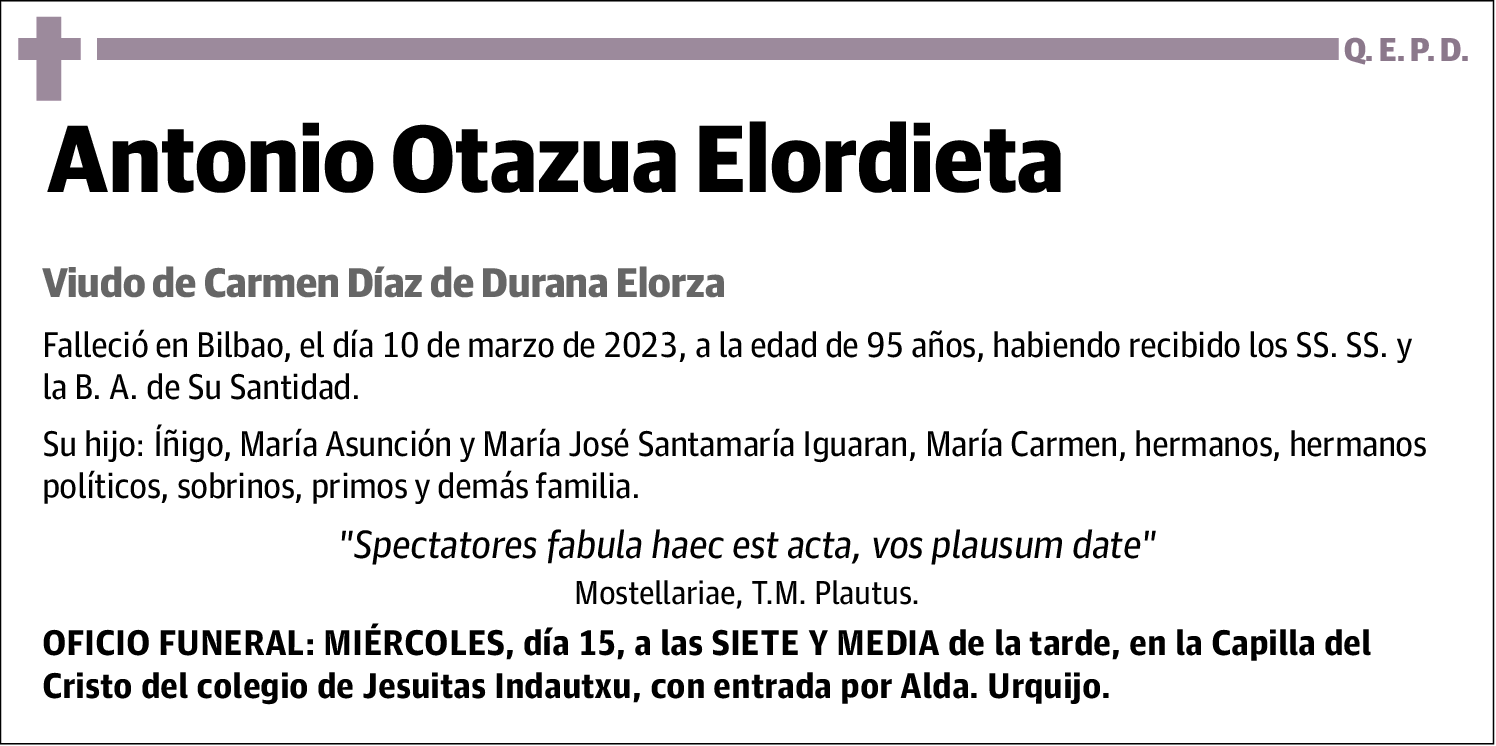 Antonio Otazua Elordieta