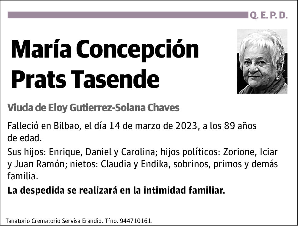 María Concepción Prats Tasende