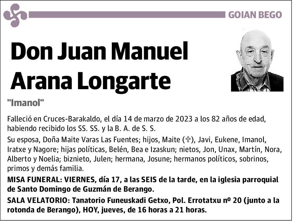 Juan Manuel Arana Longarte