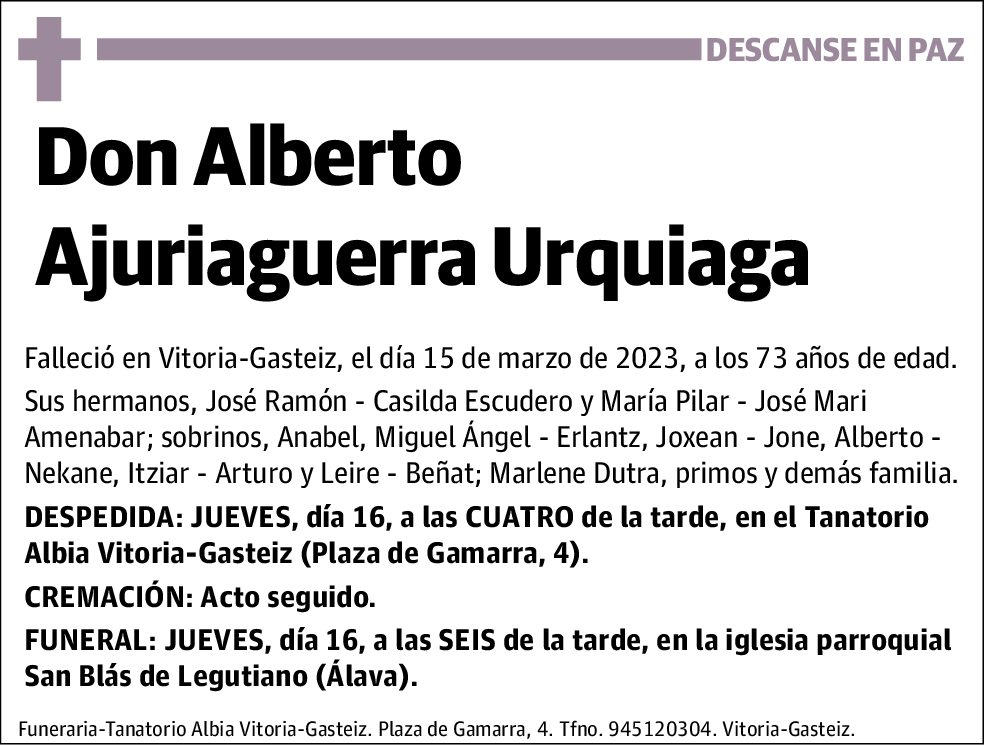 Alberto Ajuriaguerra Urquiaga