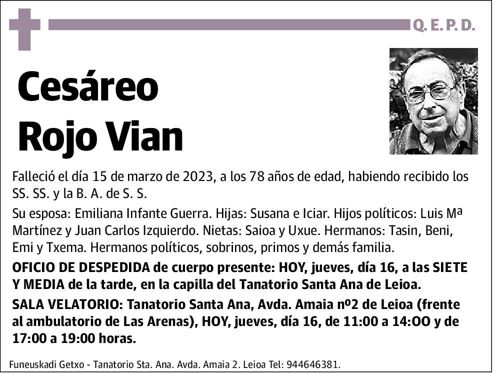 Cesáreo Rojo Vian