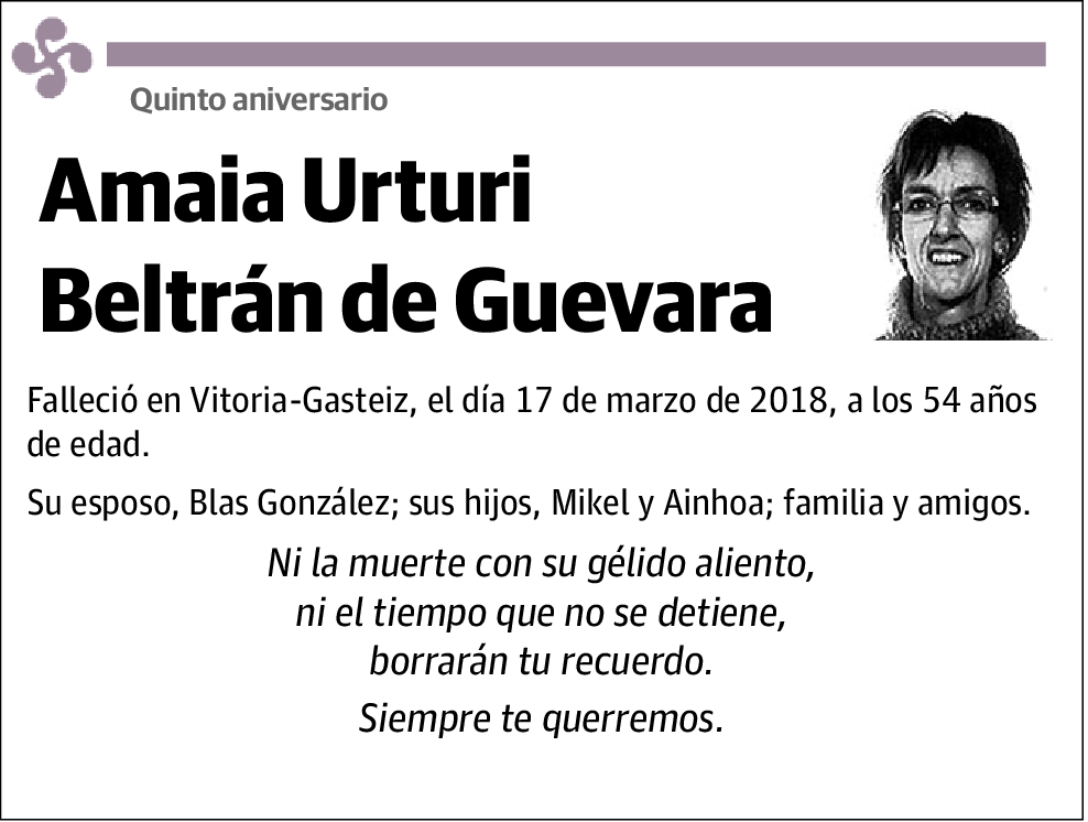 Amaia Urturi Beltran De Guevara