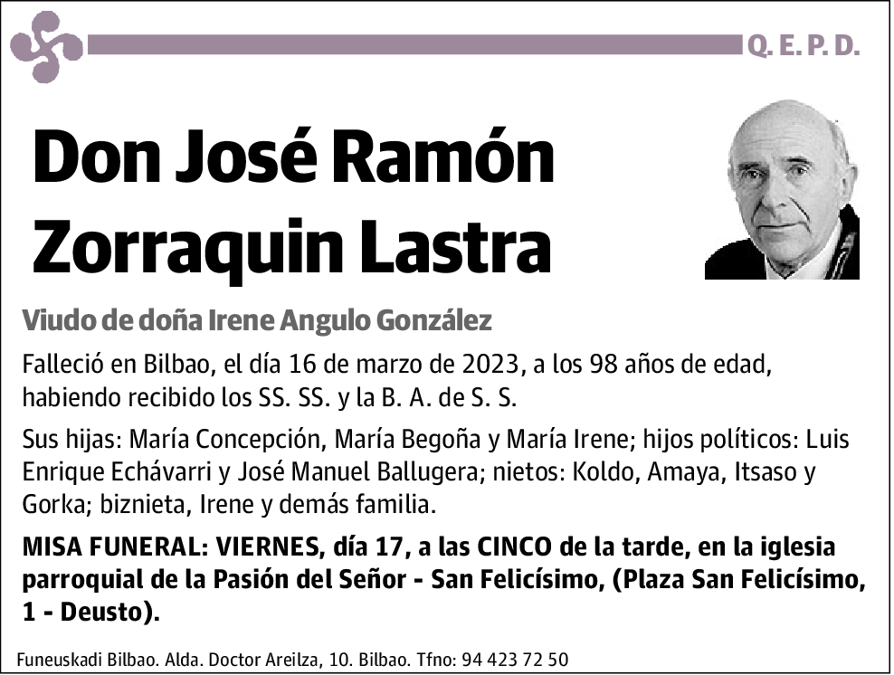 José Ramón Zorraquin Lastra