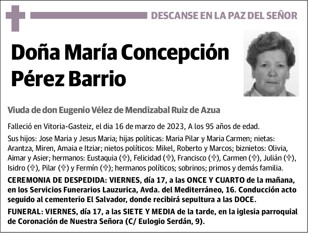 Concepción Pérez Barrio