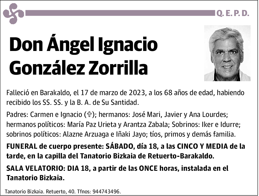 Ángel Ignacio González Zorrilla