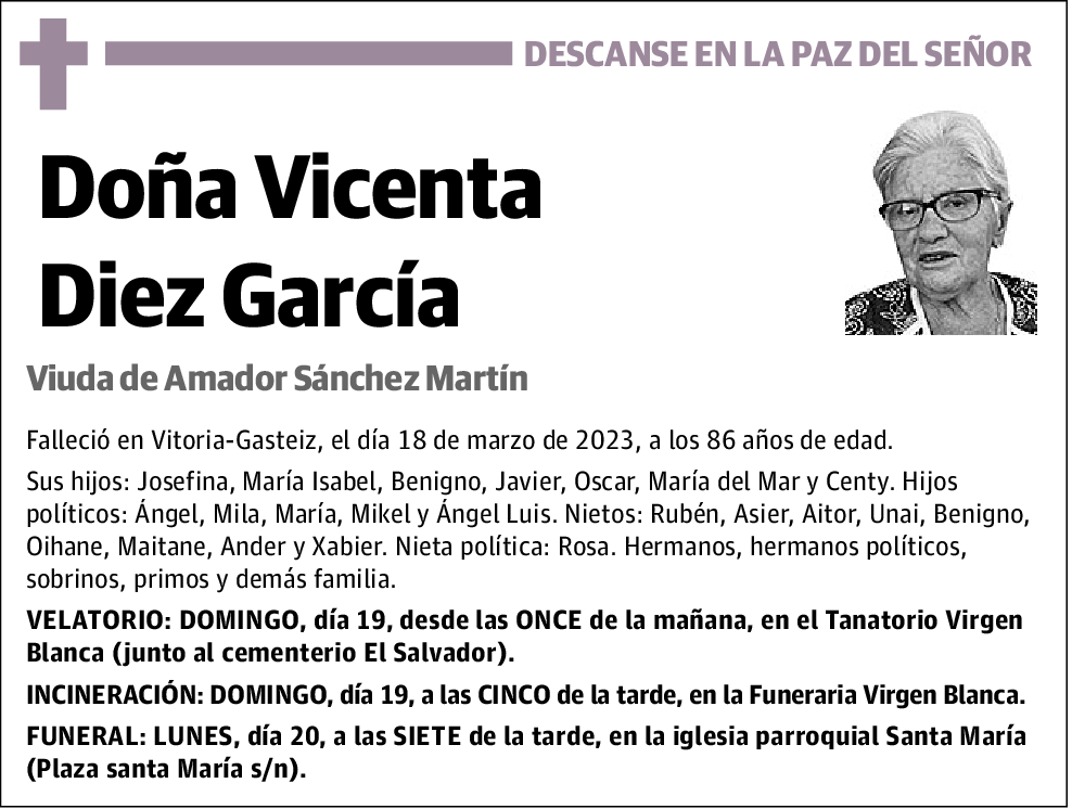 Vicenta Diez García