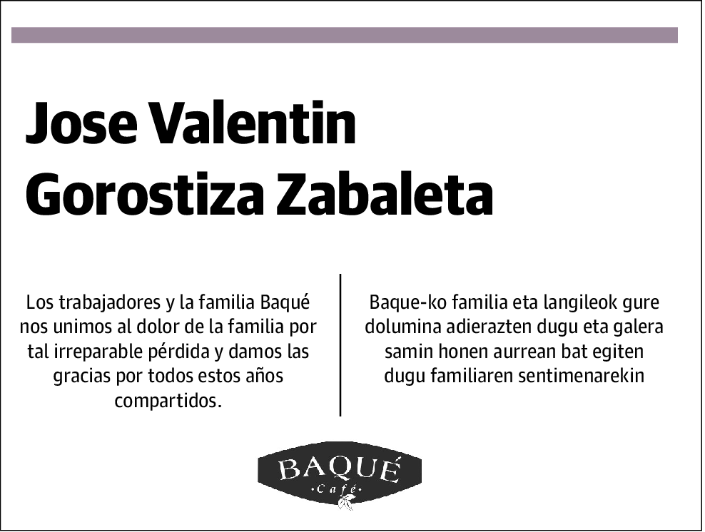 Jose Valentin Gorostiza Zabaleta