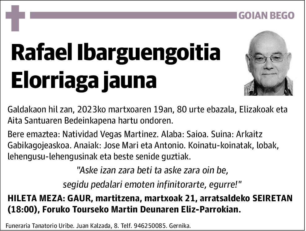 Rafael Ibarguengoitia Elorriaga