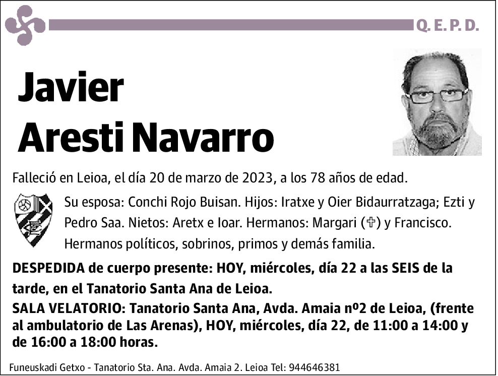 Javier Aresti Navarro