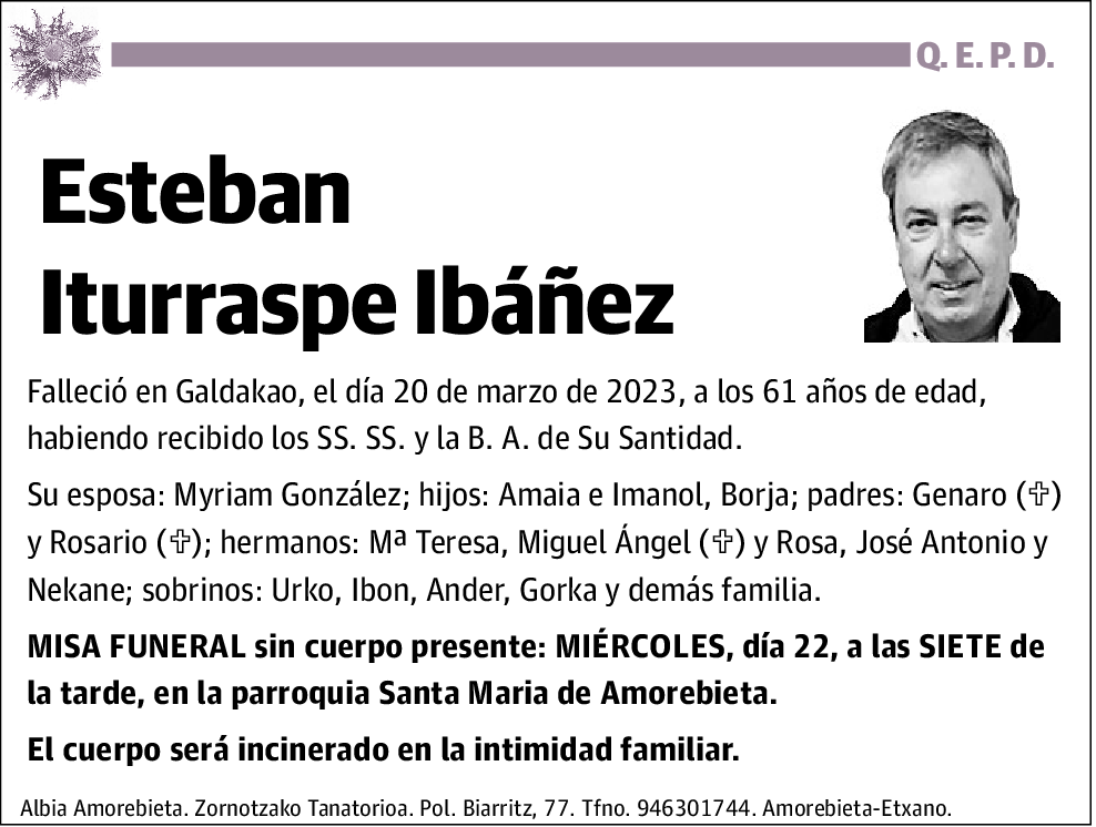 Esteban Iturraspe Ibáñez