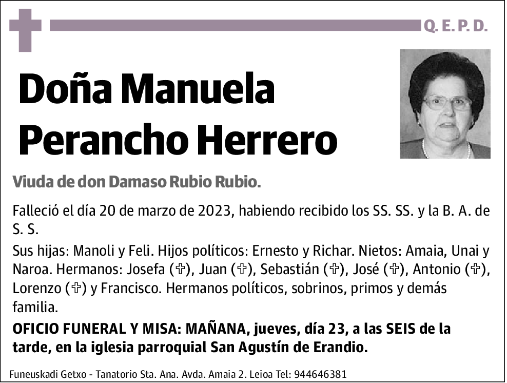 Manuela Perancho Herrero