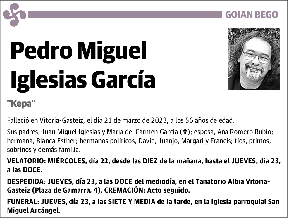 Pedro Miguel Iglesias García