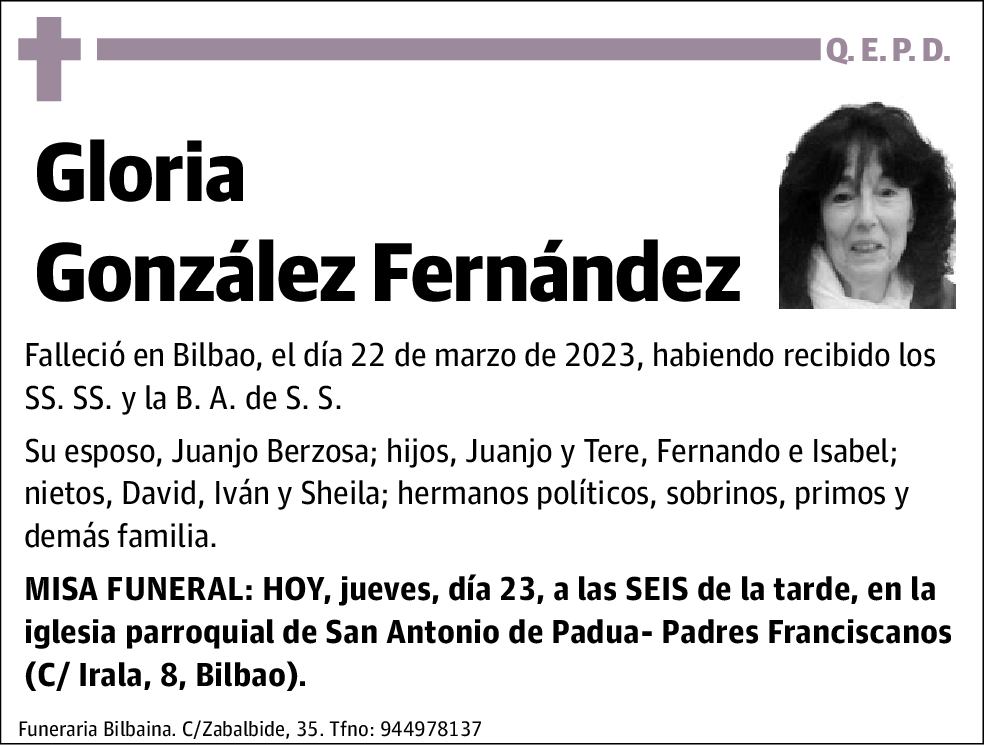 Gloria González Fernández