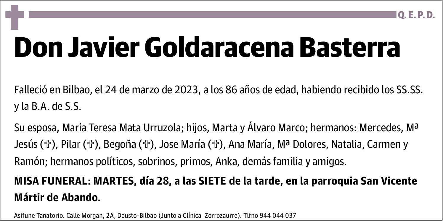 Javier Goldaracena Basterra