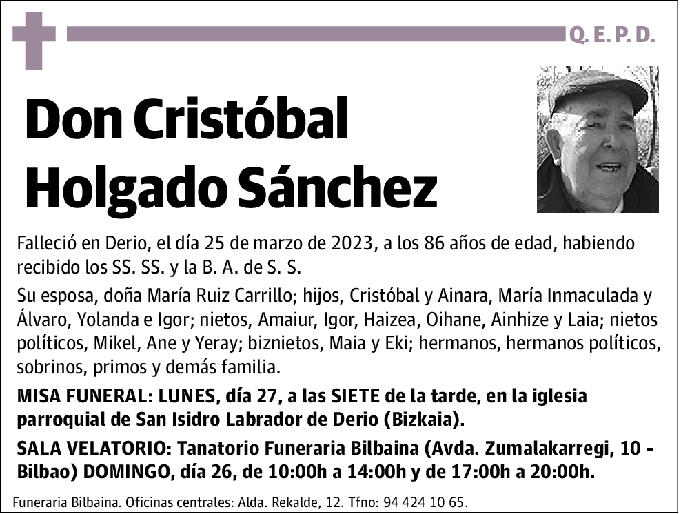 Cristobal Holgado Sánchez