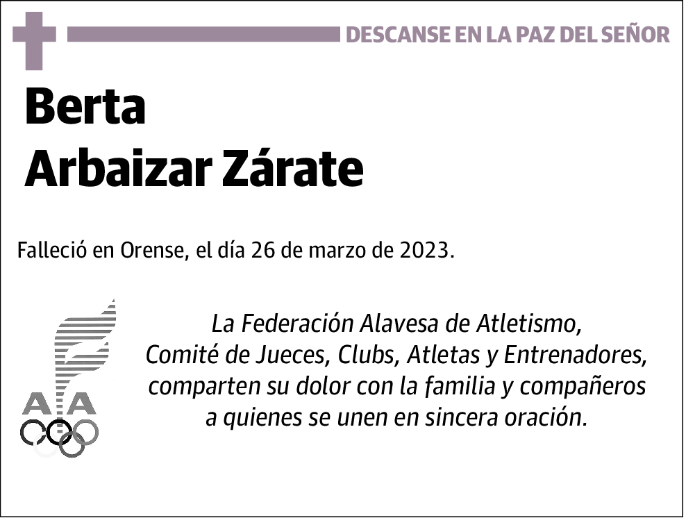 Berta Arbaizar Zárate