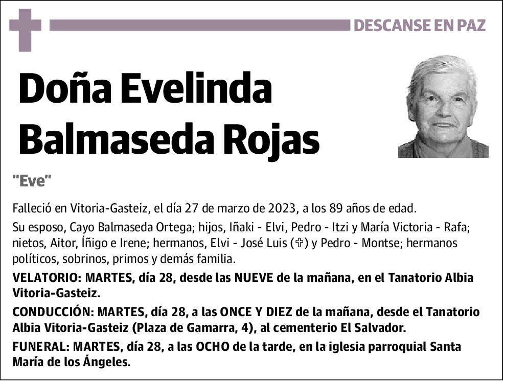 Evelinda Balmaseda Rojas