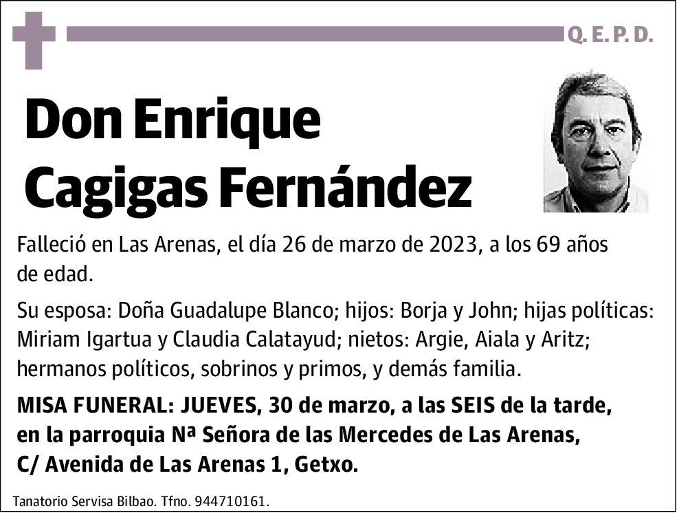 Enrique Aurelio Cagigas Fernández