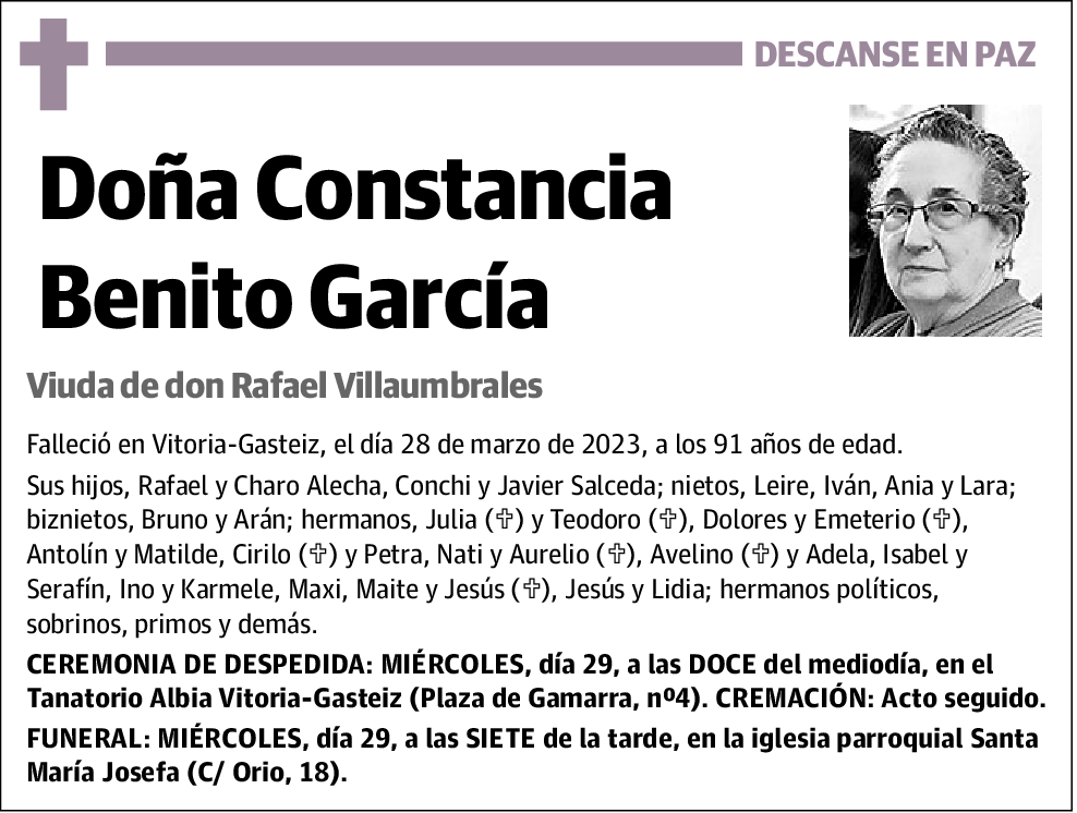 Constancia Benito García