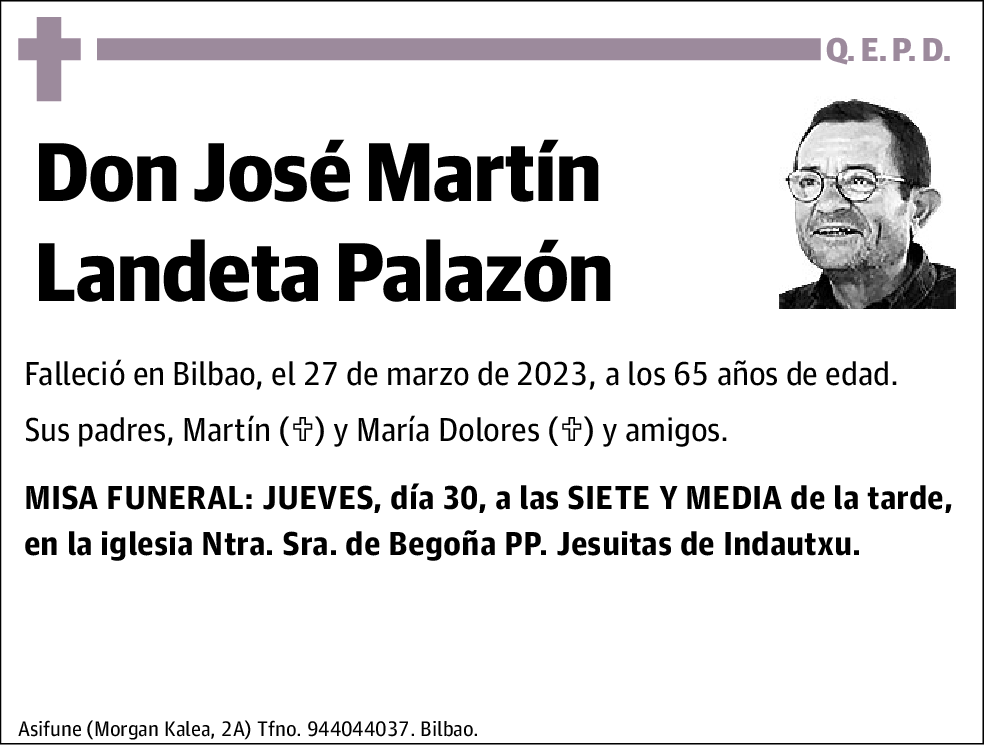 José Martín Landeta Palazón