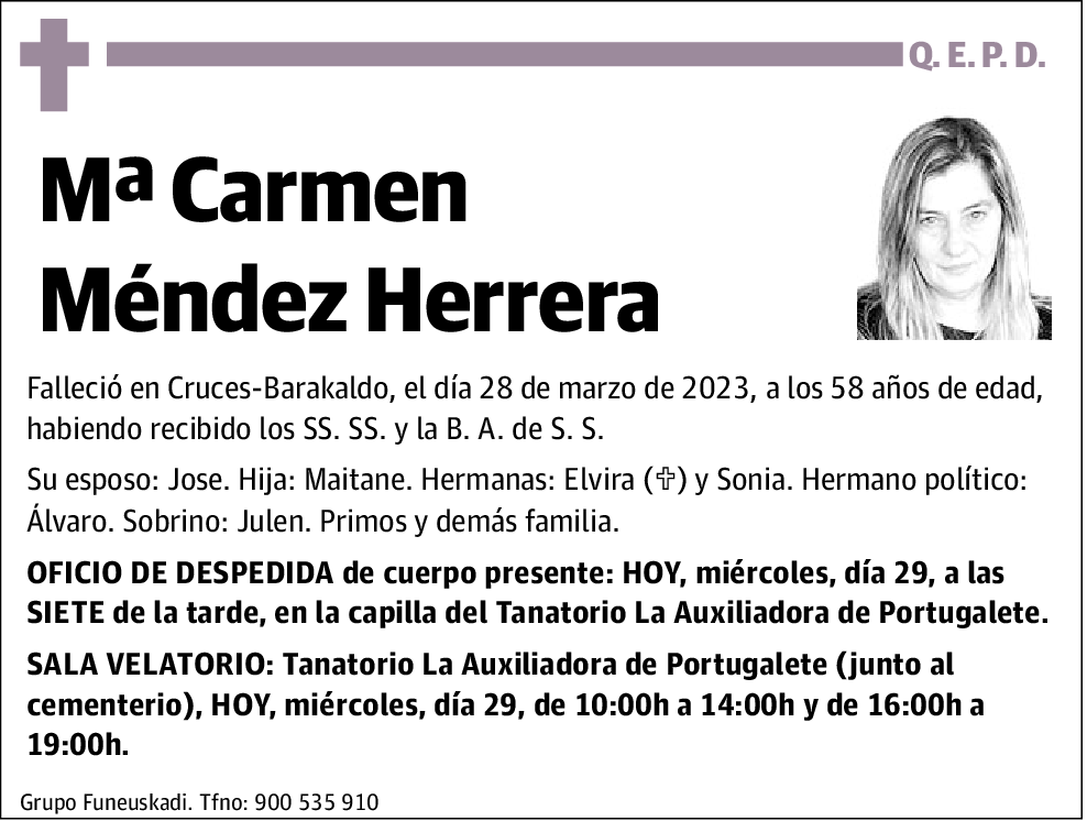 Mª Carmen Méndez Herrera