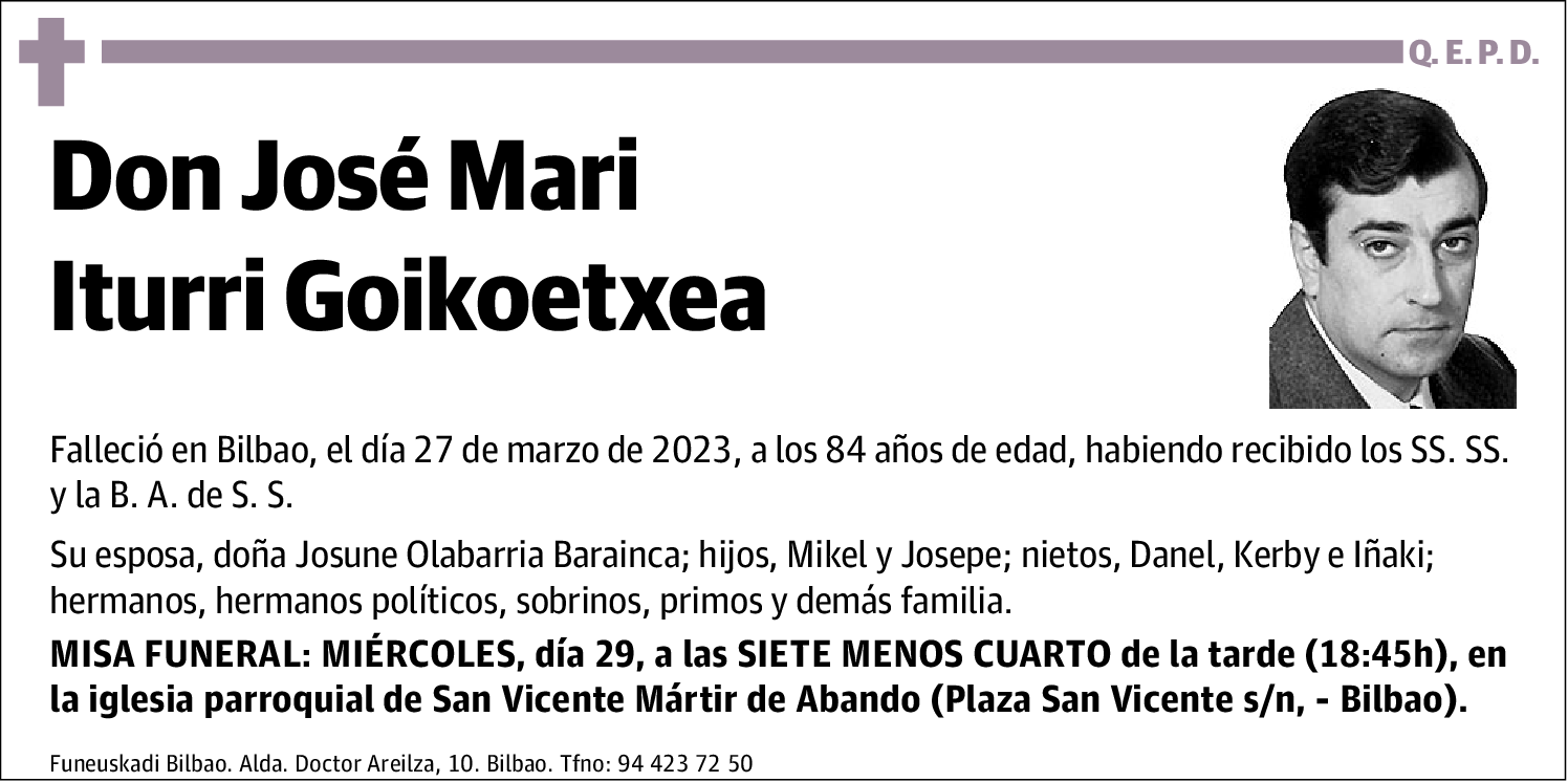 José Mari Iturri Goikoetxea