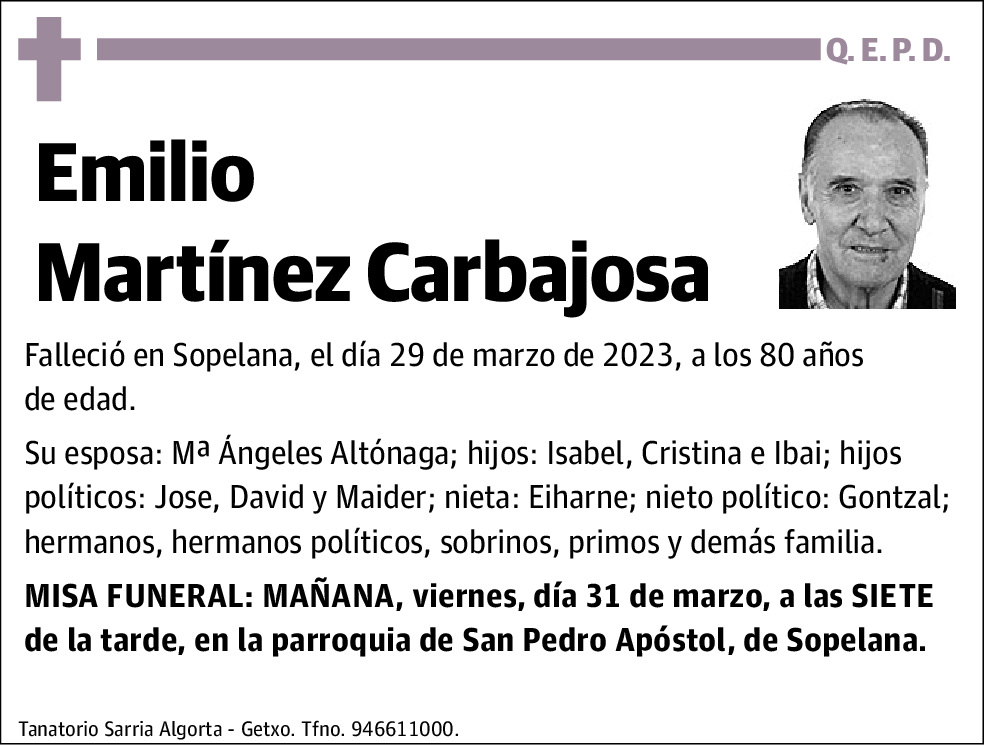 Emilio Martínez Carbajosa