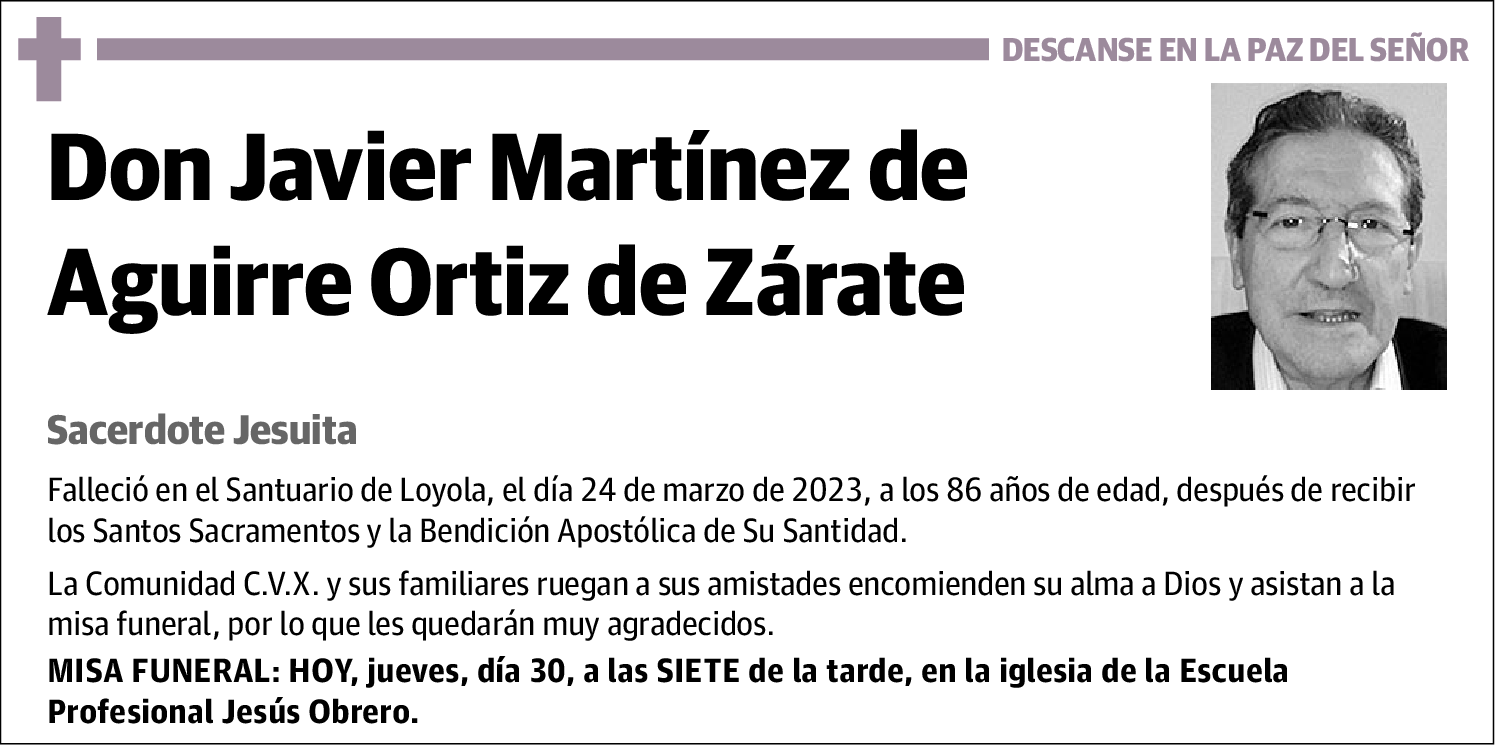 Javier Martínez de Aguirre Ortiz de Zárate