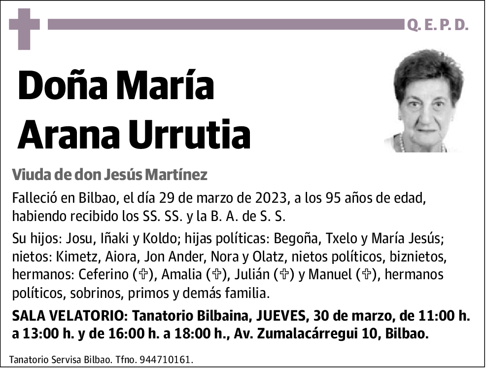 María Arana Urrutia