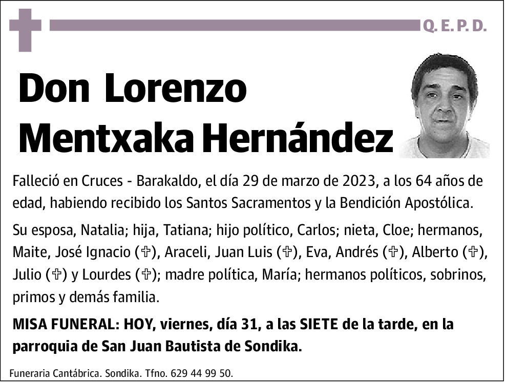 Lorenzo Mentxaka Hernández