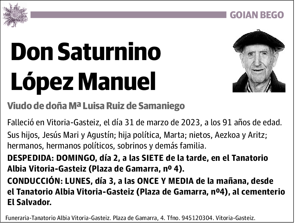 Saturnino López Manuel