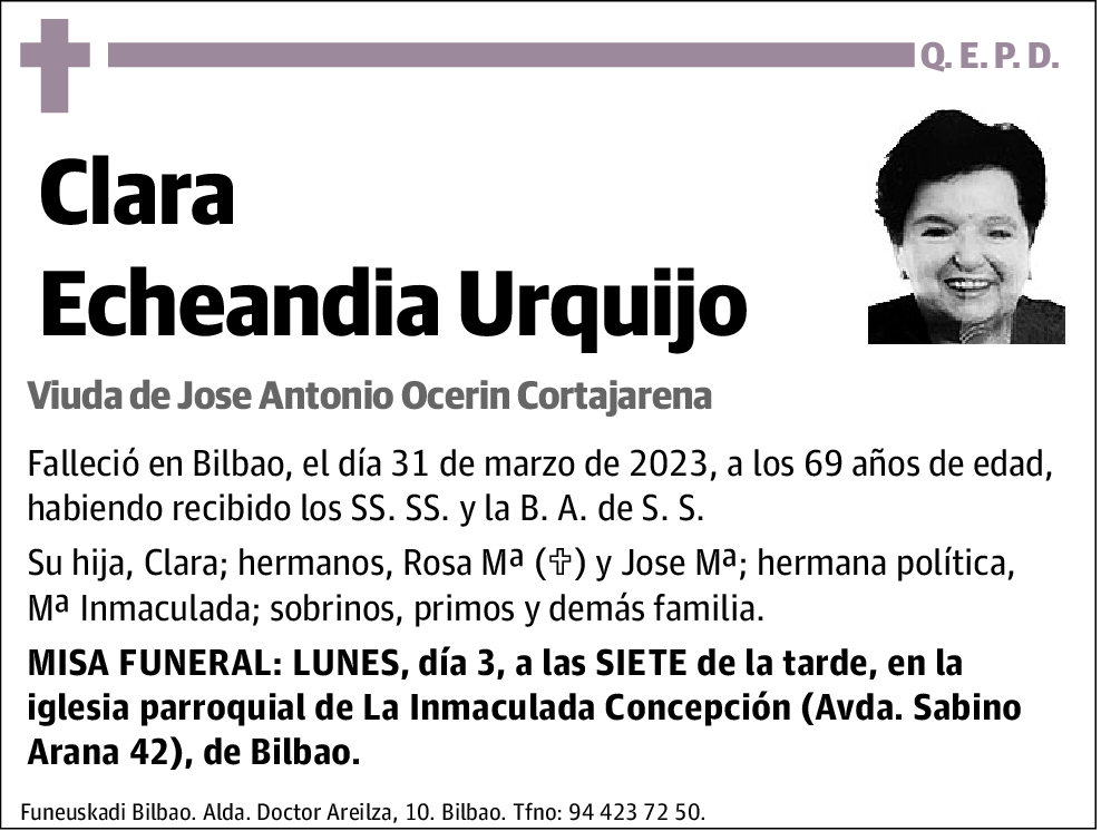 Clara Echeandia Urquijo