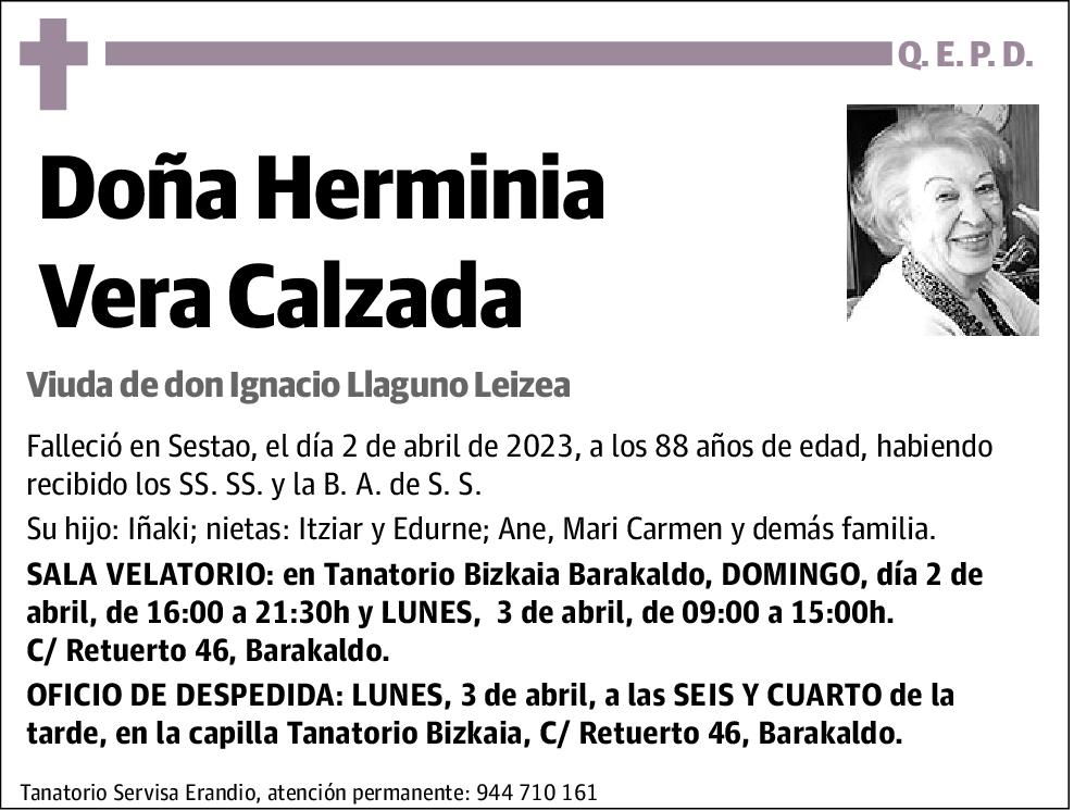 Herminia Vera Calzada