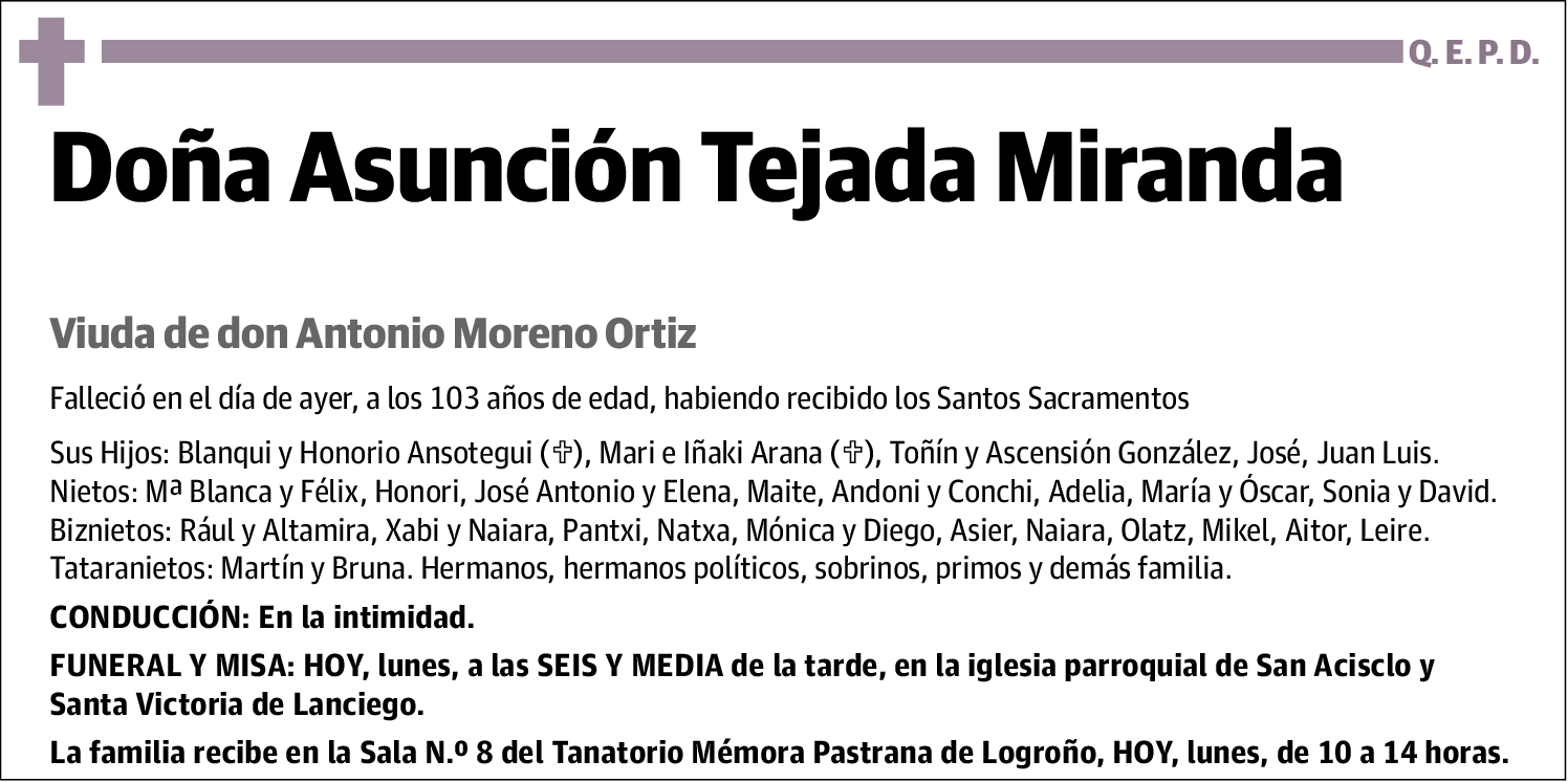 Asunción Tejada Miranda