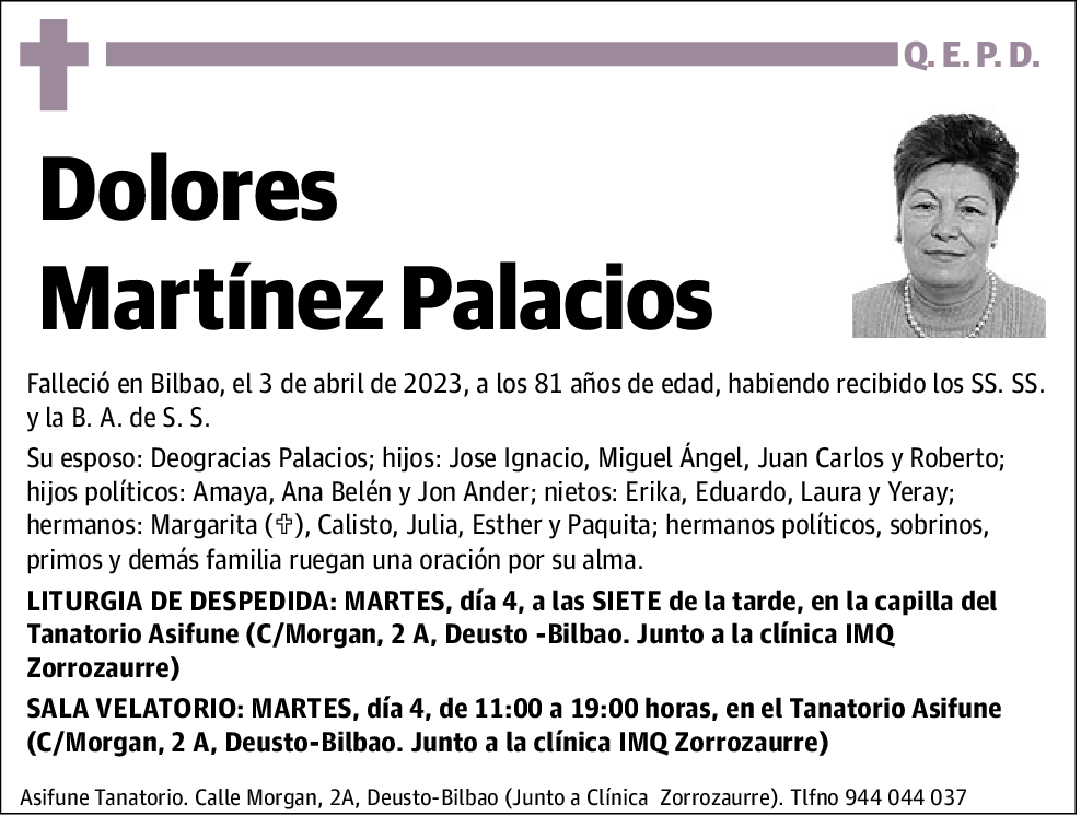 Dolores Martínez Palacios