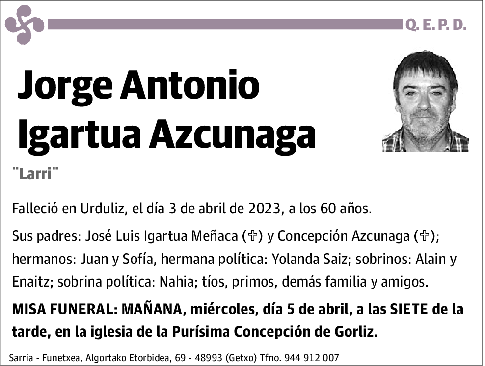 Jorge Antonio Igartua Azcunaga