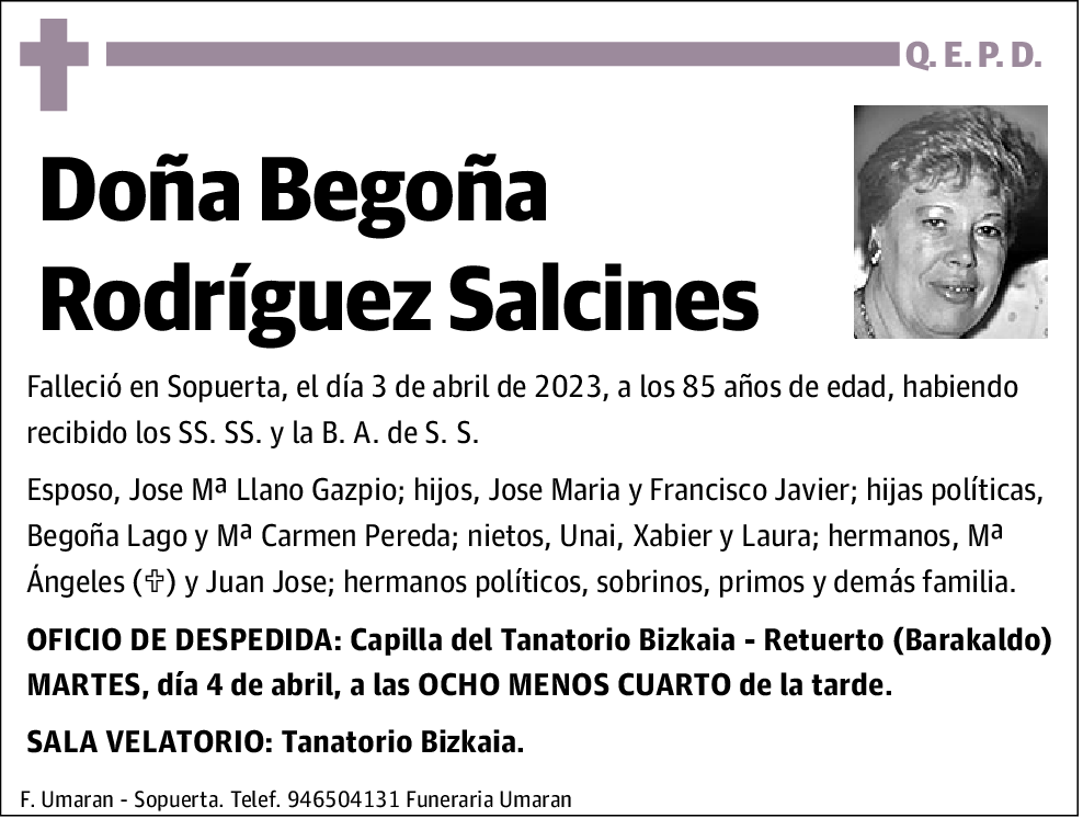 Begoña Rodríguez Salcines