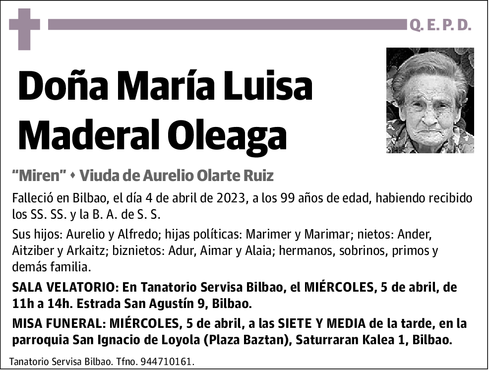 María Luisa Maderal Oleaga