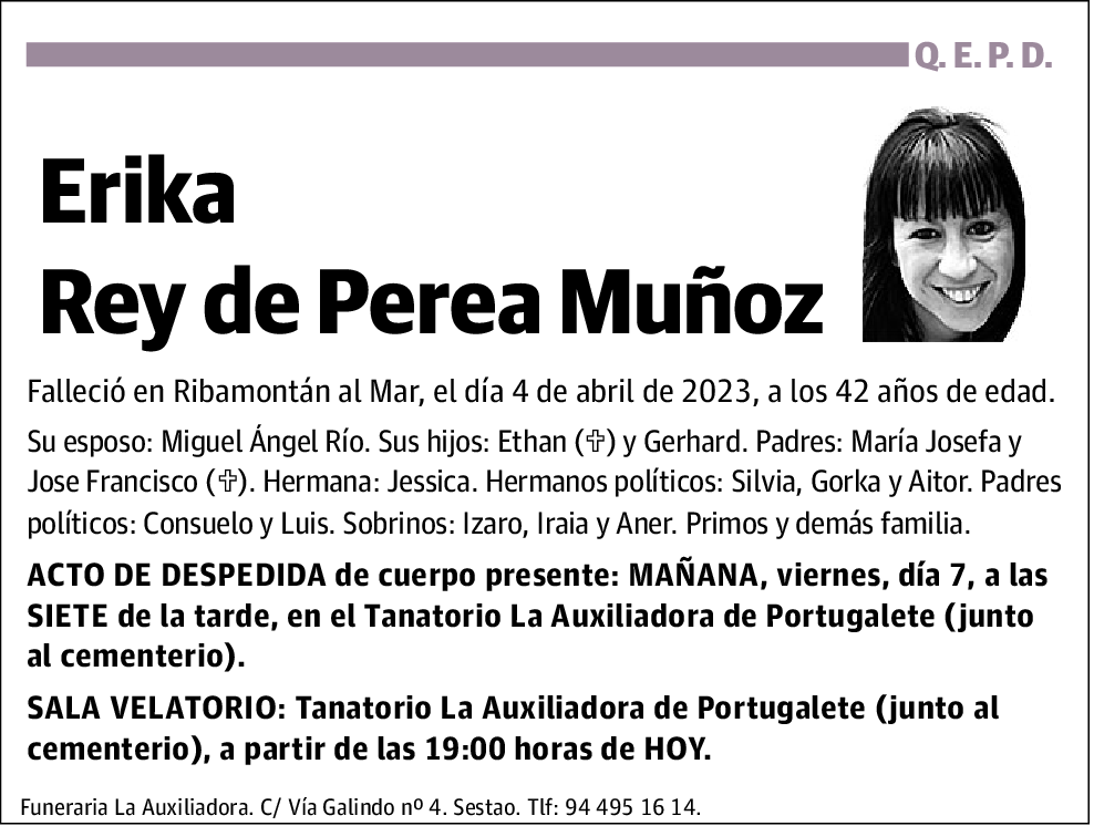 Erika Rey de Perea Muñoz