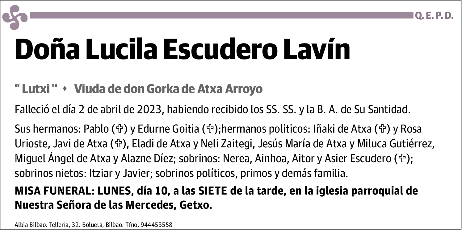 Lucila Escudero Lavín