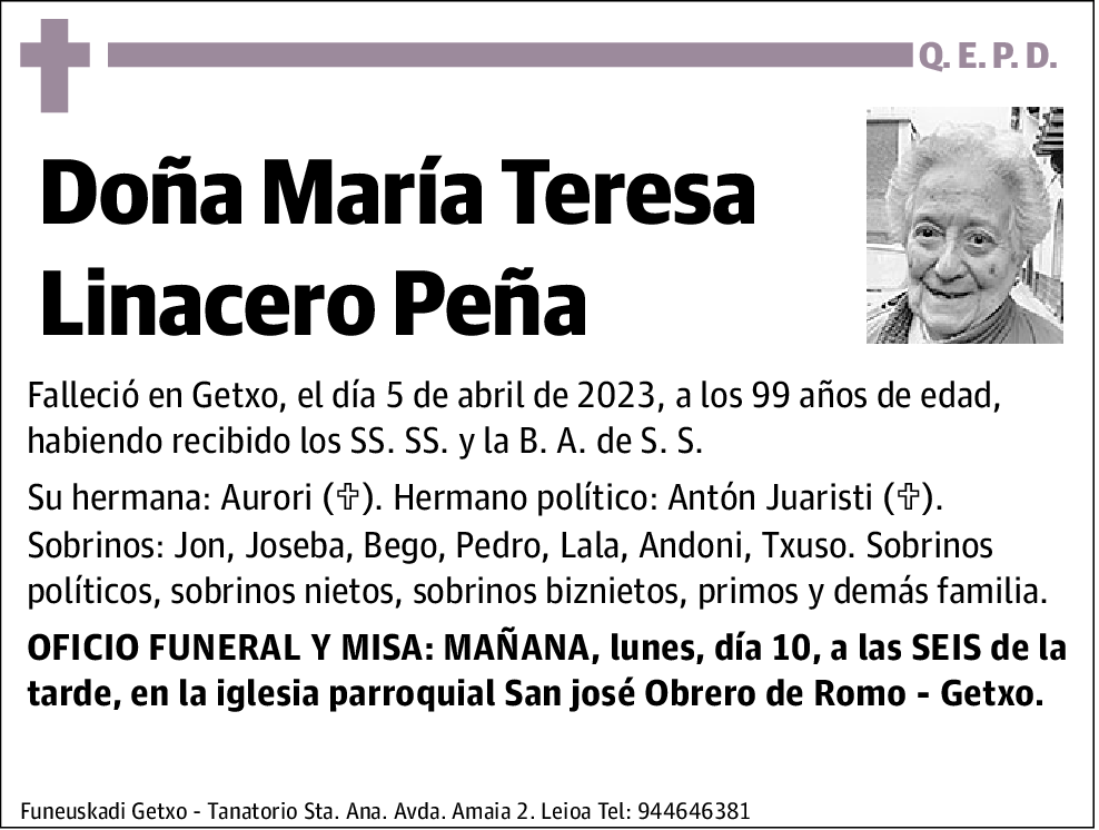 María Teresa Linacero Peña