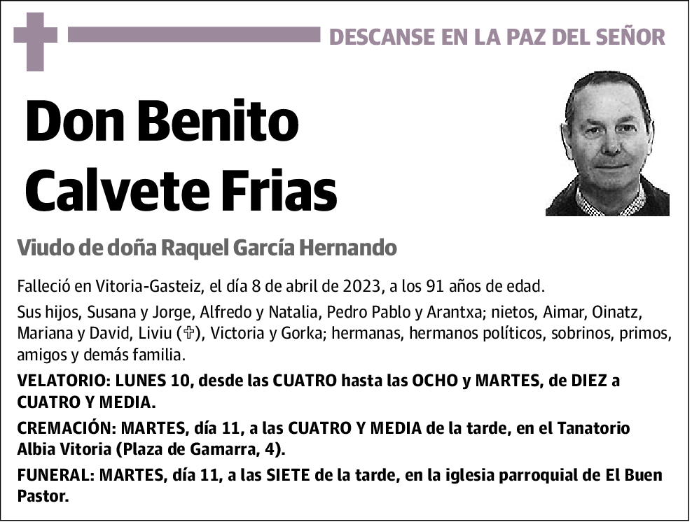 Benito Calvete Frias