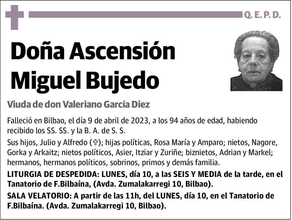 Ascensión Miguel Bujedo