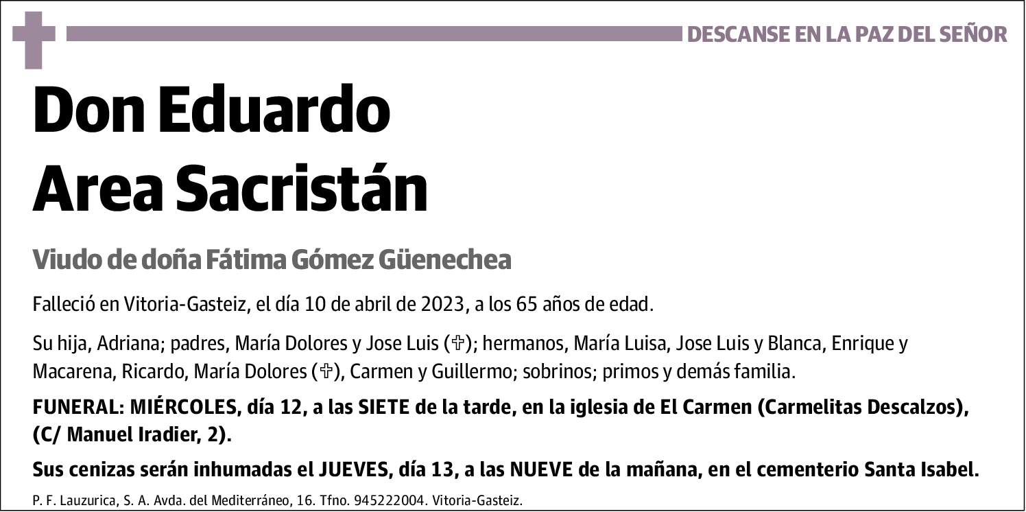 Eduardo Area Sacristán